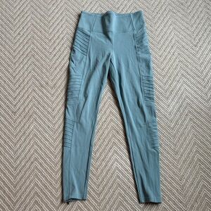 Athleta Delancy Moto tights size small